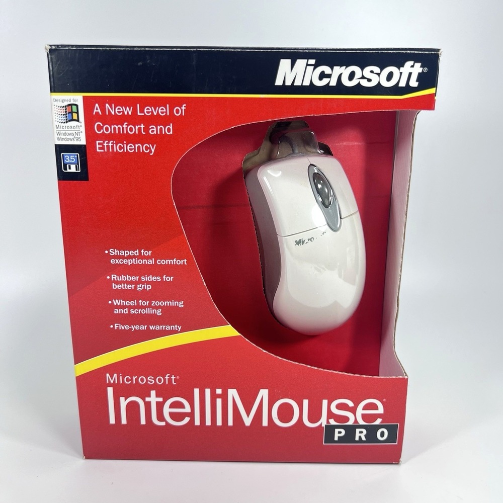Microsoft IntelliMouse PRO Open Box‎  for Windows 1998